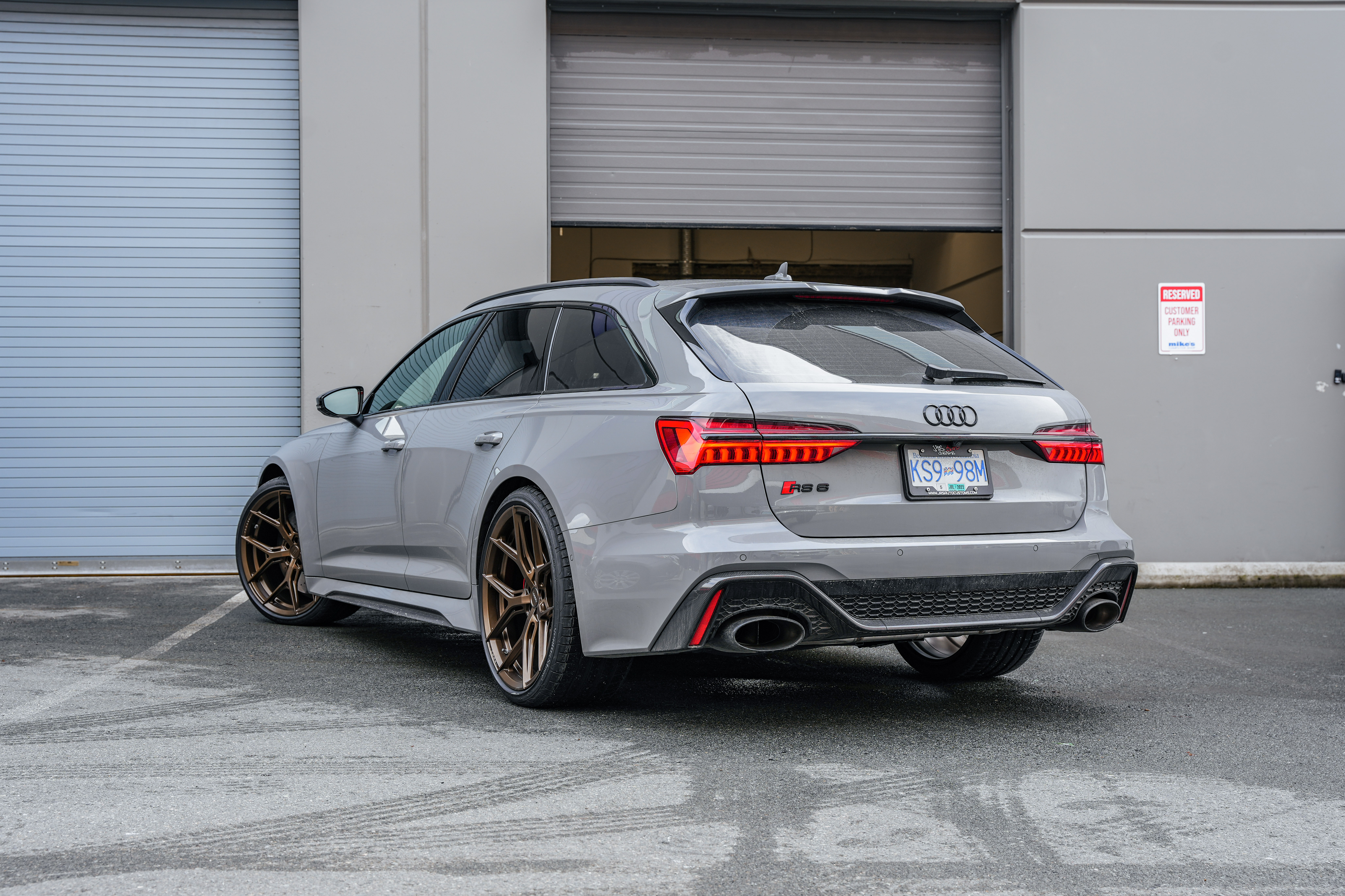 RS6 Vossen HF5 Satin bronze
